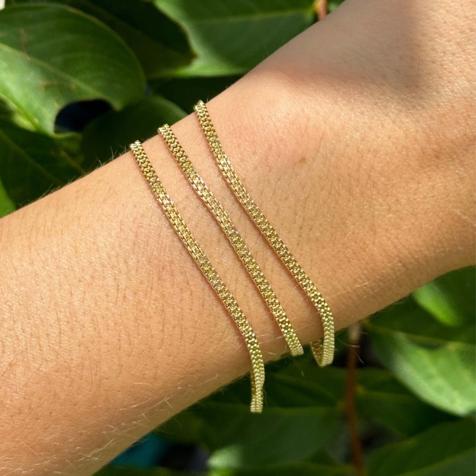 Classic Gold Woven Bracelet