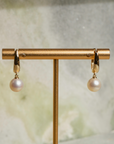 Petite Pearl Drop Earrings