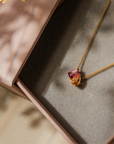 The Two Stone Custom Gemstone Necklace