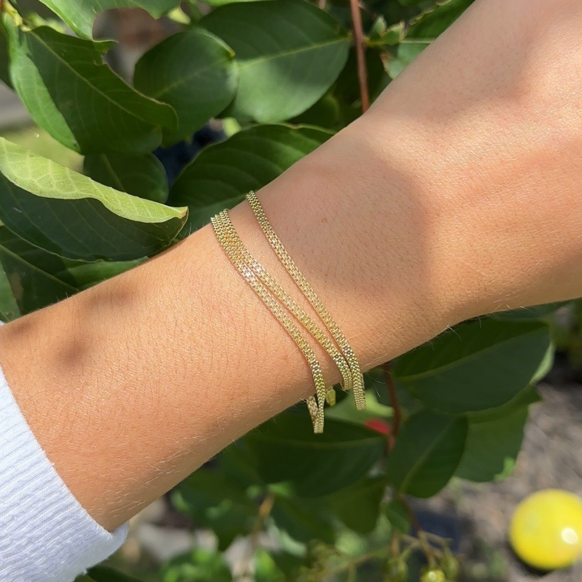 Classic Gold Woven Bracelet