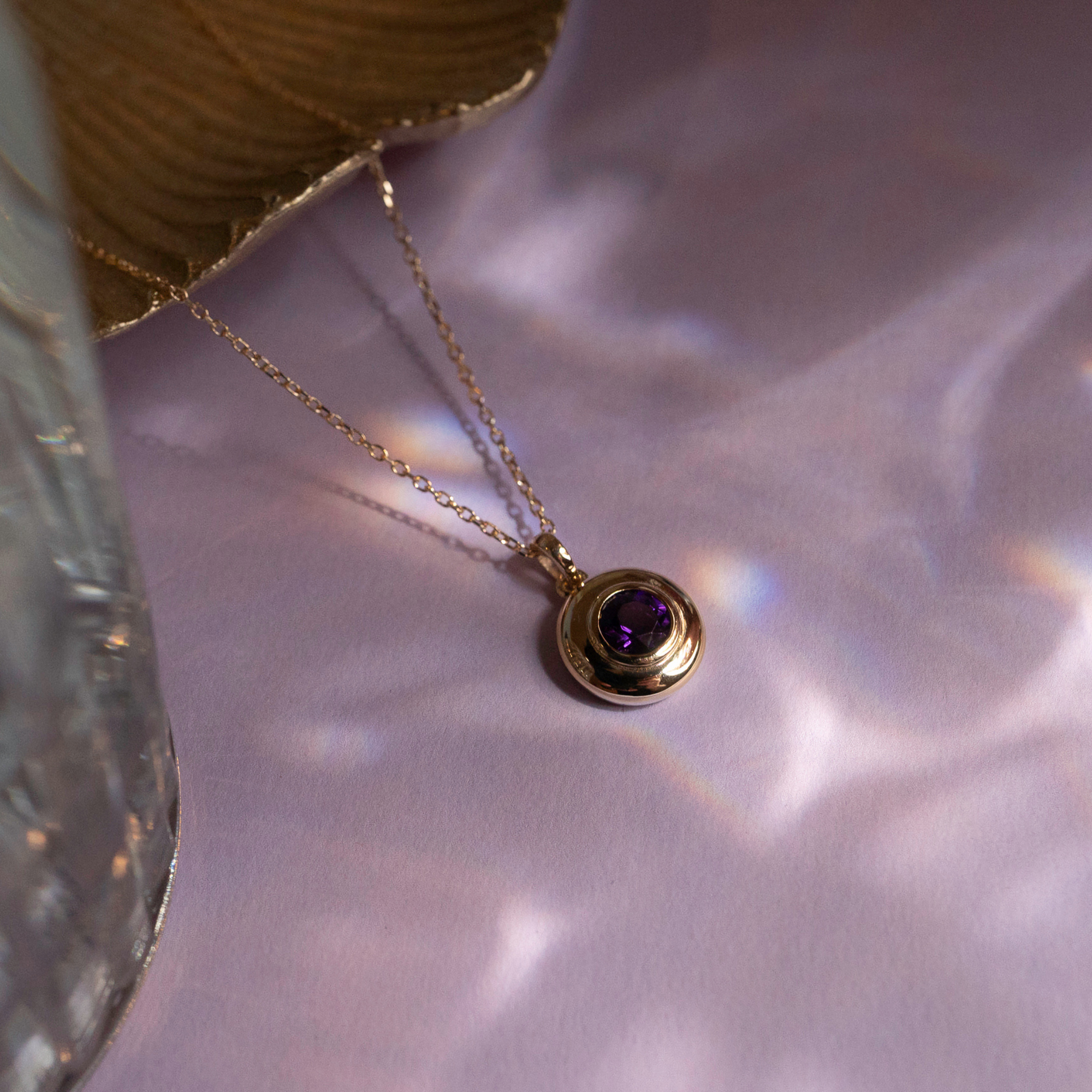The Bubble Birthstone Pendant Necklace