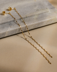 Delicate Drop Chain Earrings