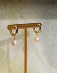 Petite Pearl Drop Earrings