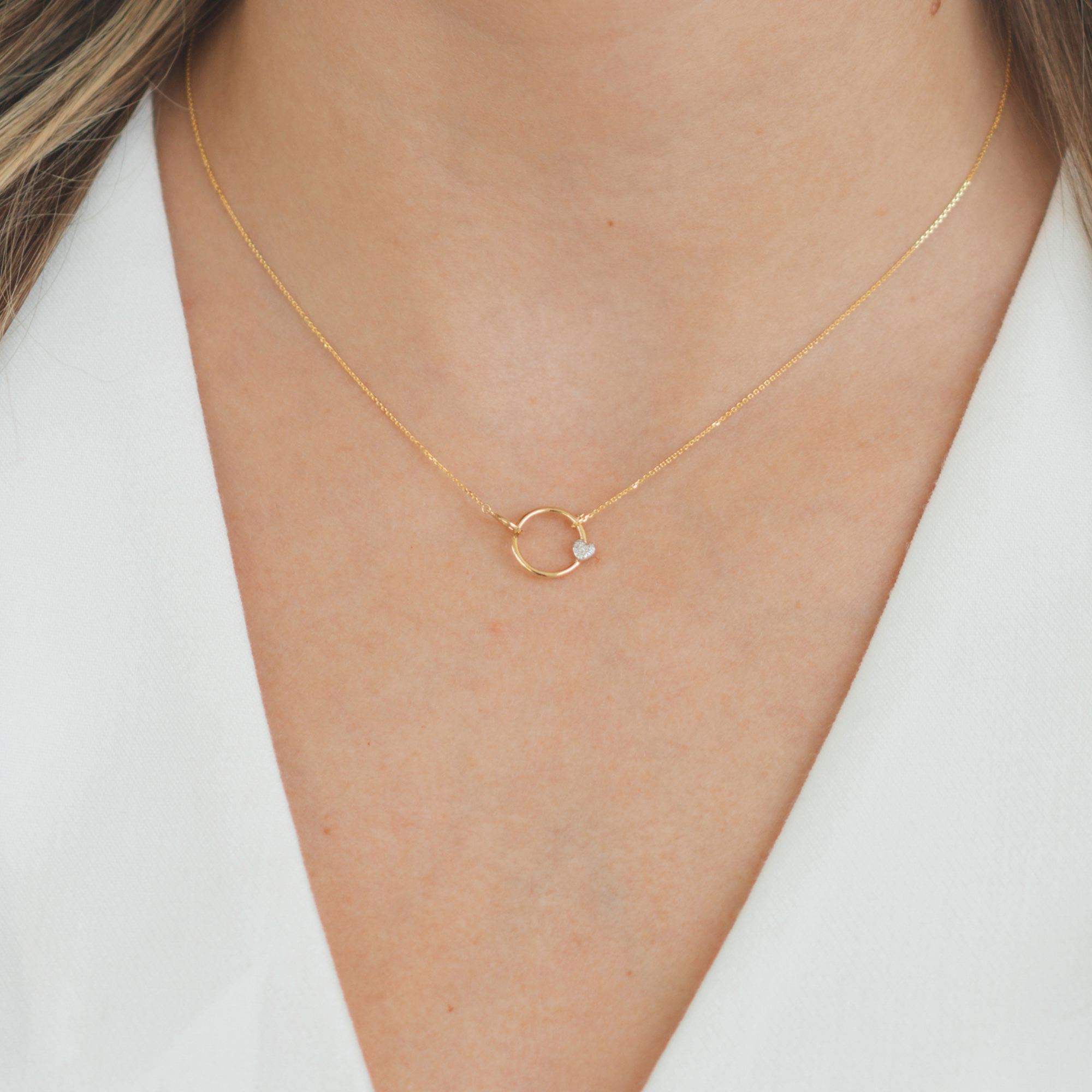 With Love Double Pendant Necklace