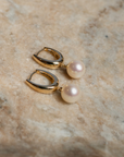 Petite Pearl Drop Earrings