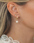 Petite Pearl Drop Earrings