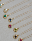 The Bubble Birthstone Pendant Necklace