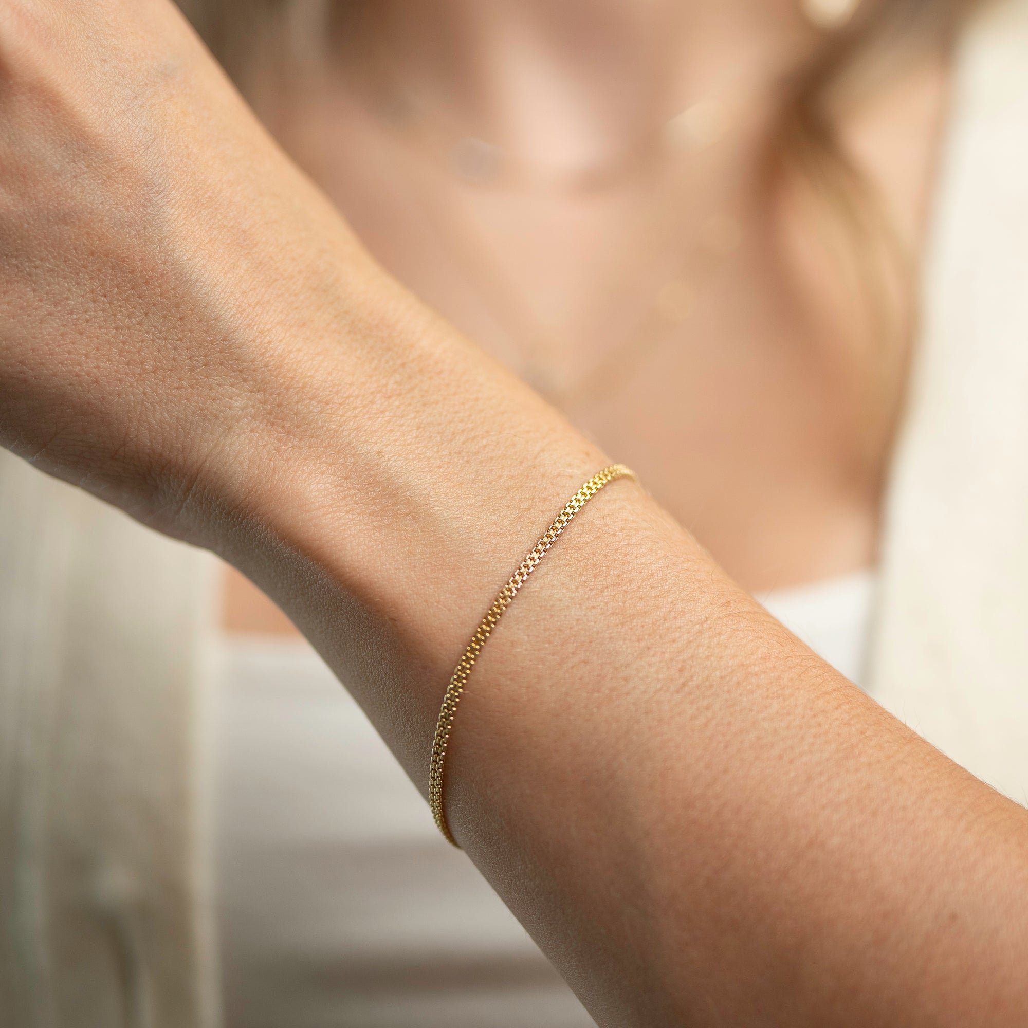 Classic Gold Woven Bracelet