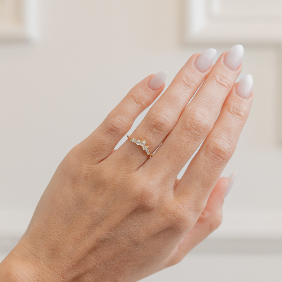 The Bobbi Diamond Wedding Band