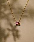 The Two Stone Custom Gemstone Necklace