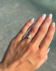 The Cena Chevron Wedding Band
