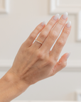 The Elizabeth Baguette Bar-Set Wedding Band