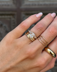 The Emilie Channel Set Baguette Wedding Band