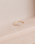 The Kellie Curved Wedding Band
