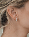 Perfect Pearl Huggie Hoop Earrings