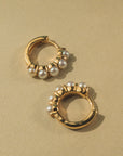 Perfect Pearl Huggie Hoop Earrings