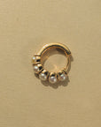 Perfect Pearl Huggie Hoop Earrings