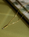 Floating Diamond Bar Necklace