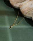 Mini Gold Cross Pendant Necklace