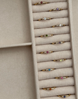 The Solitaire Stackable Birthstone Ring