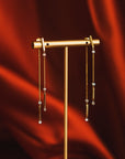 Double Sided Drop Earrings