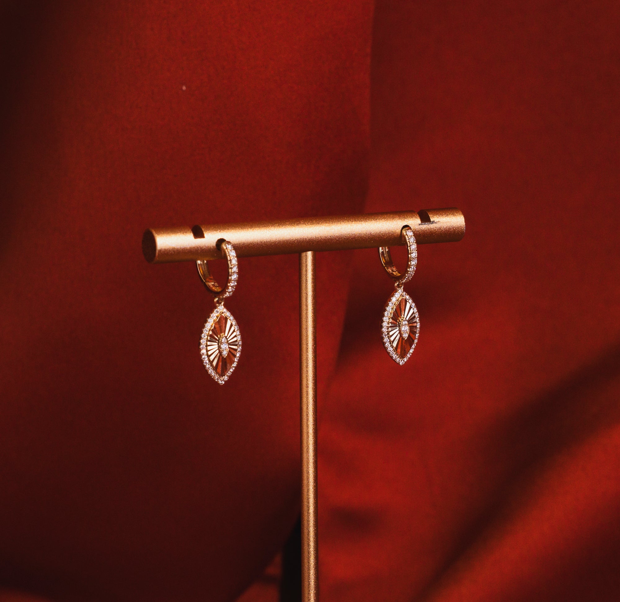 Aurora Diamond Drop Earrings