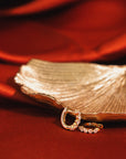 Single Prong Diamond Huggie
