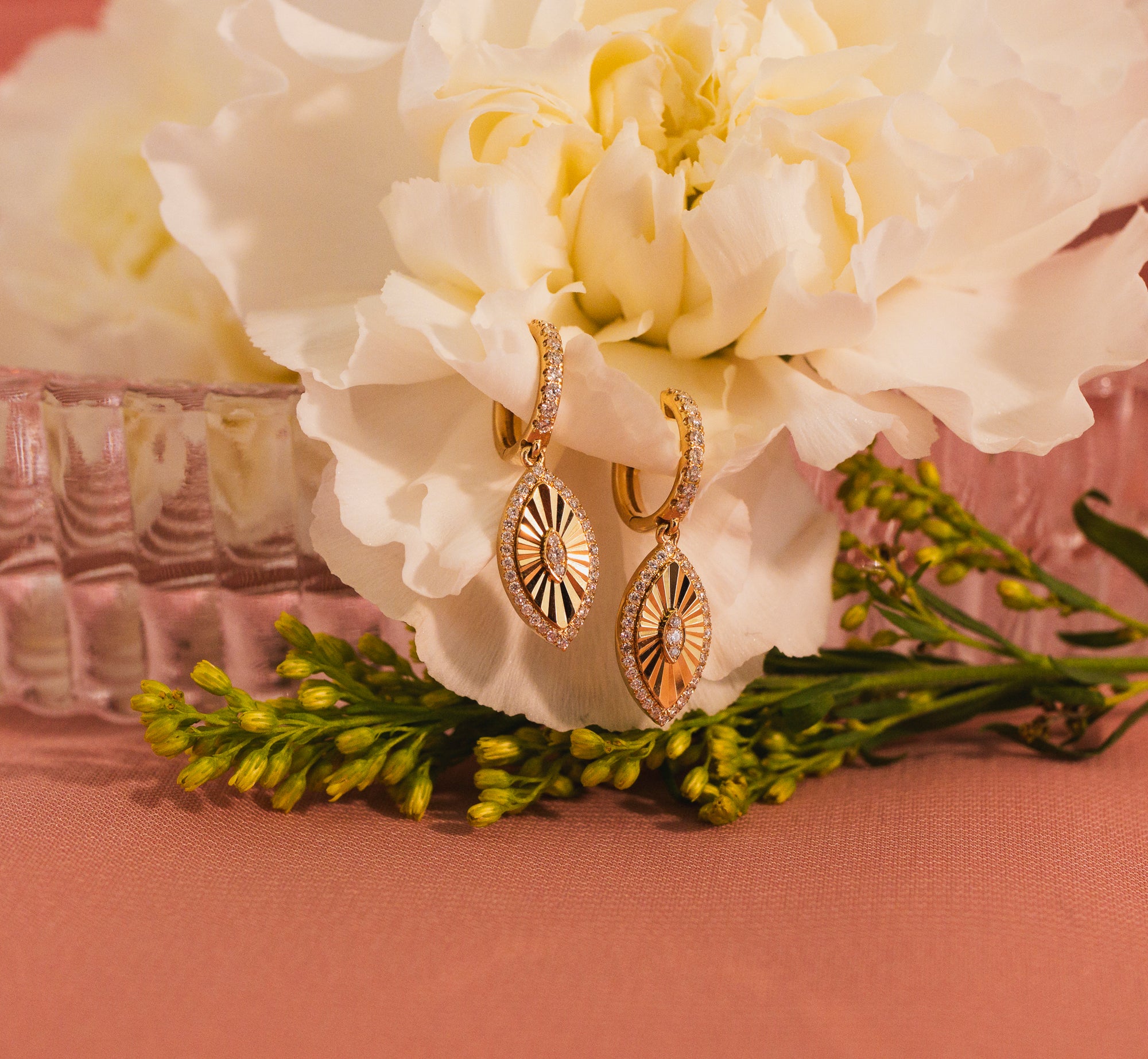 Aurora Diamond Drop Earrings