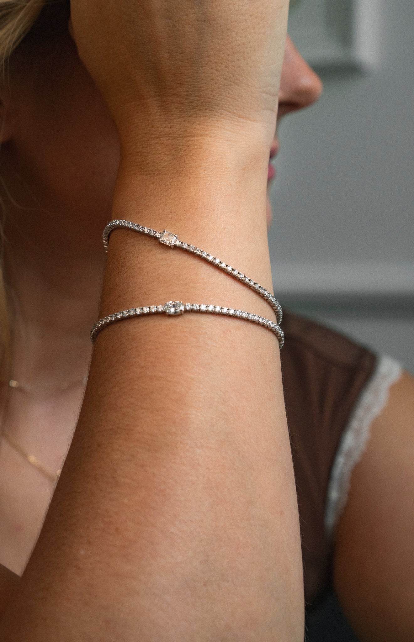The Center Stone Tennis Bracelet