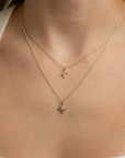 The Diamond Initial Pendant Necklace