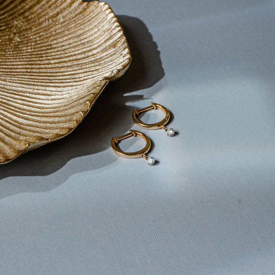 Orecchini Donna Etrusca Cerchi Placcati In Oro 18KT Elettroformati – Oliva Gioielli - Foto 5