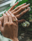 Bezel Set Marquise Opal Ring