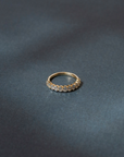 The Kennedy Oval Diamond Wedding Band