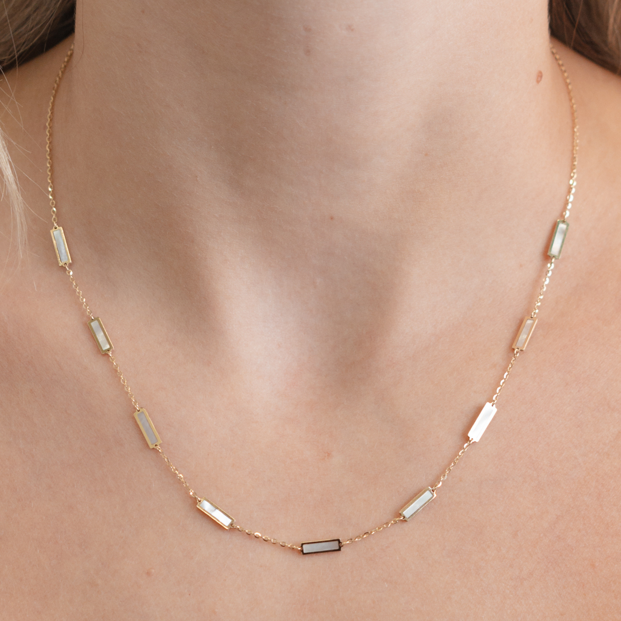 The Signature Mother of Pearl Necklace