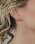 Cloud Petite Huggie Hoop Earrings