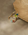 The Two Stone Custom Gemstone Ring