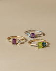 The Two Stone Custom Gemstone Ring