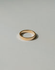 The Whitney Flat Edge Wedding Band