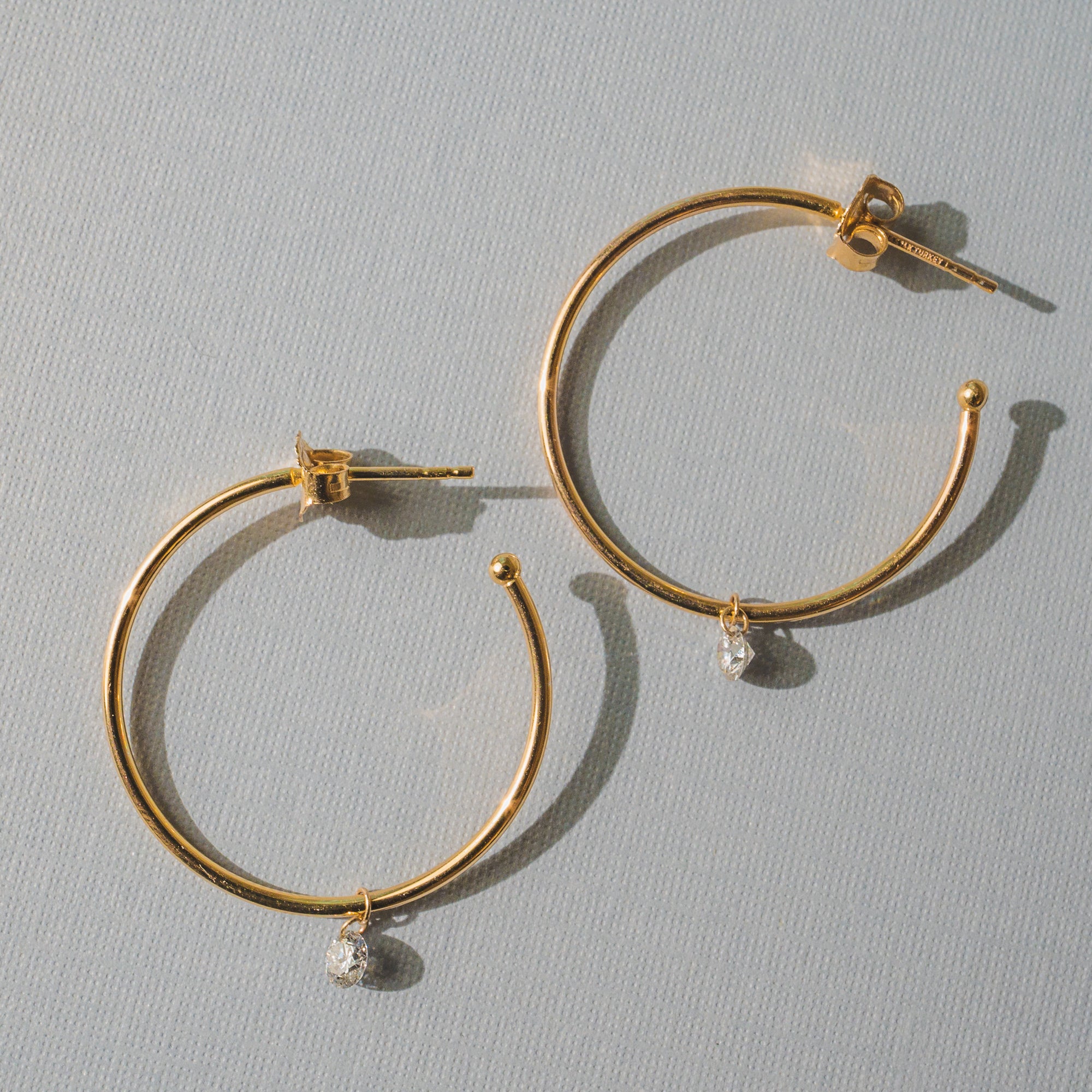 Cloud Cascading Hoop Earrings